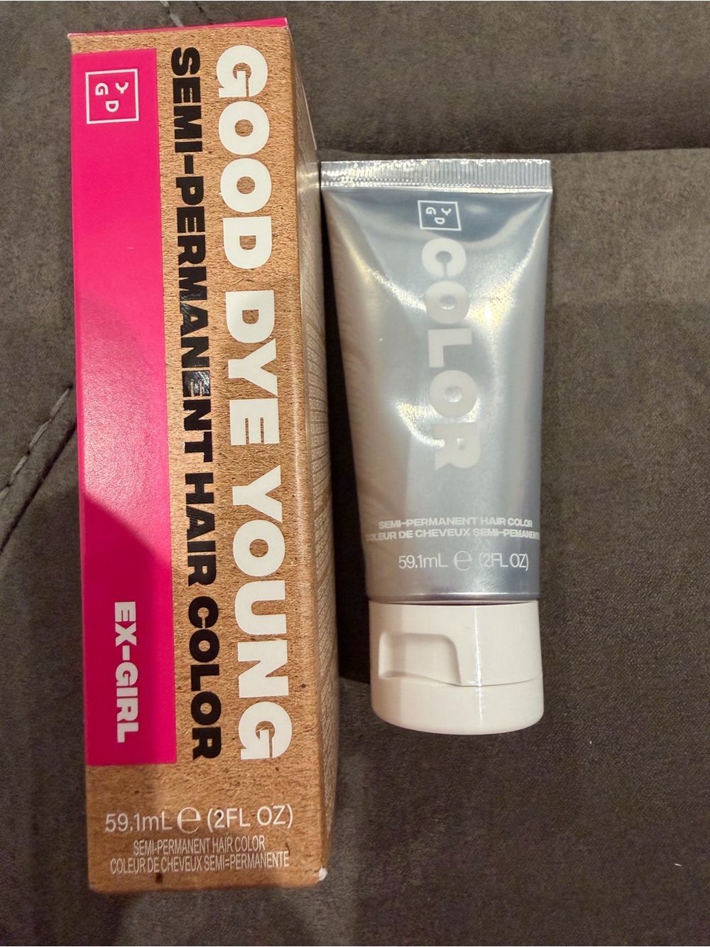 New Good Dye Young Semi-Permanent Hair Color - EX-GIRL (Pink Accents)